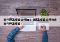 软件开发项目流程brd（研发项目流程包含软件开发项目）