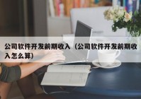 公司软件开发前期收入（公司软件开发前期收入怎么算）