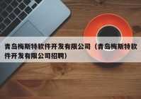 青岛梅斯特软件开发有限公司（青岛梅斯特软件开发有限公司招聘）