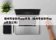 梧州专业软件app开发（梧州专业软件app开发公司）