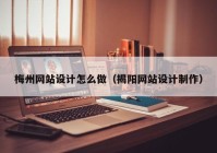 梅州网站设计怎么做（揭阳网站设计制作）