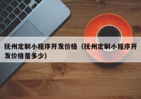 抚州定制小程序开发价格（抚州定制小程序开发价格是多少）