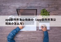 app软件开发公司简介（app软件开发公司简介怎么写）