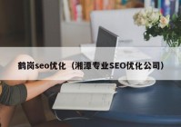 鹤岗seo优化（湘潭专业SEO优化公司）